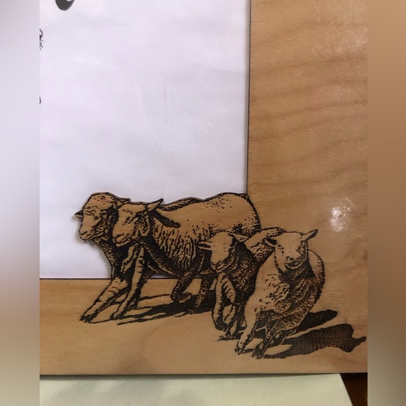 Old English Sheepdog Wood Picture Mat & Art Print by Roger Kibbee - Picture 6 of 8